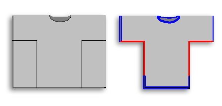 Sew together and hem